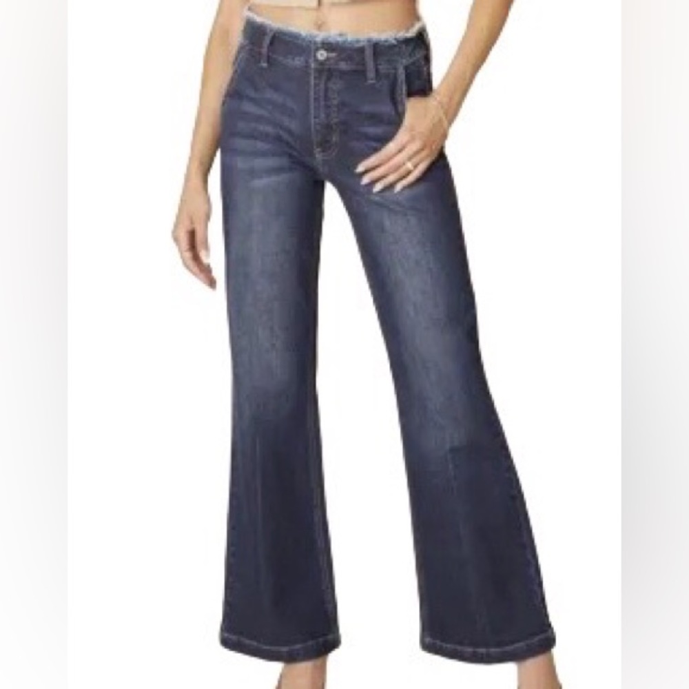 NWOT KanCan Holly Wide Leg Flare Jeans